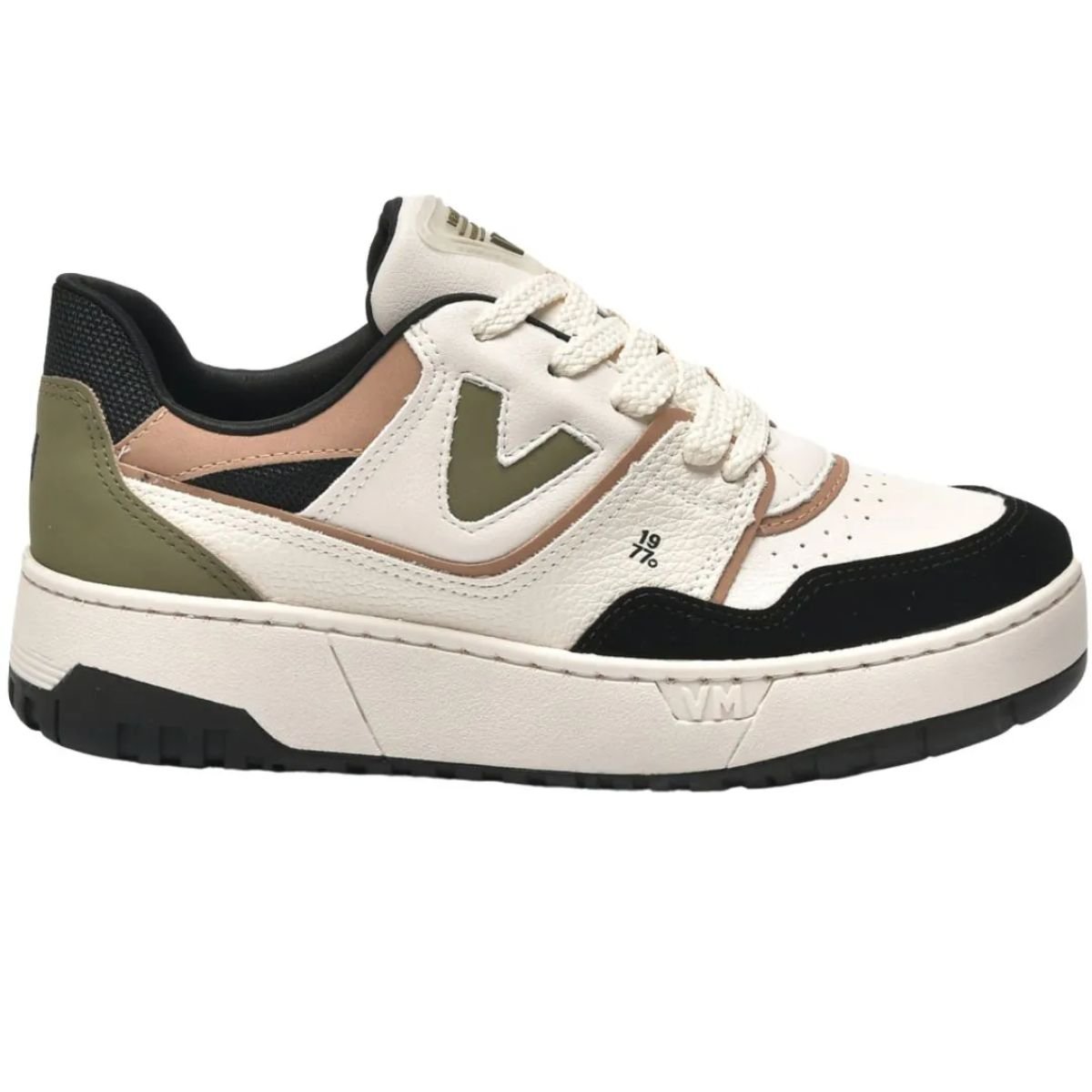 Tênis Feminino Casual Plataforma Via Marte 042026 Bege Bege 4