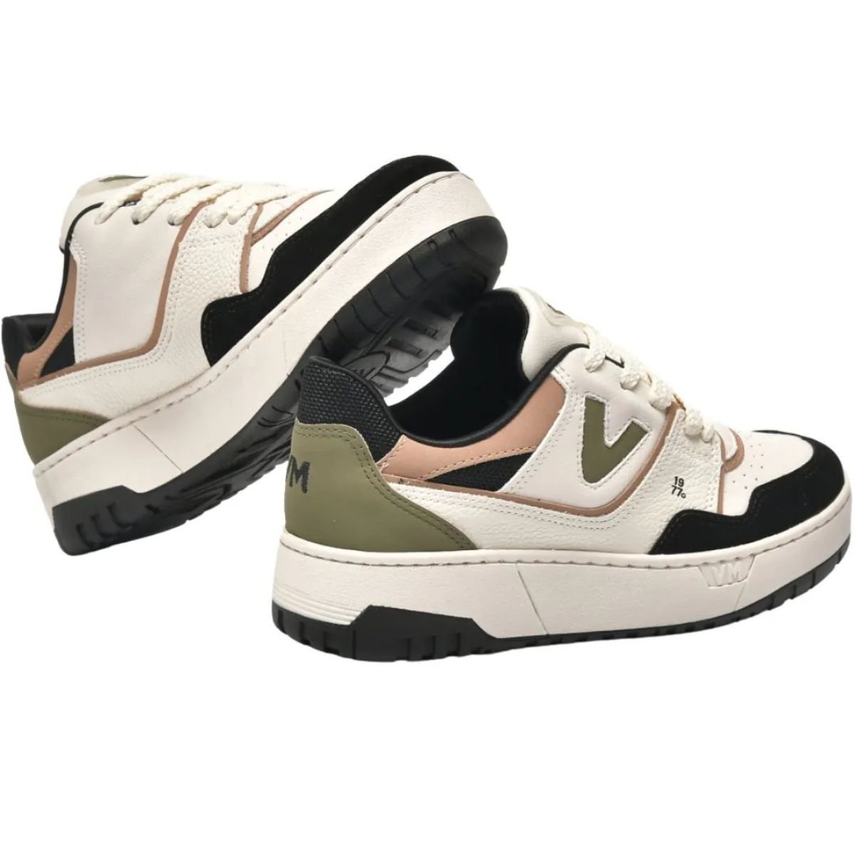 Tênis Feminino Casual Plataforma Via Marte 042026 Bege Bege 1