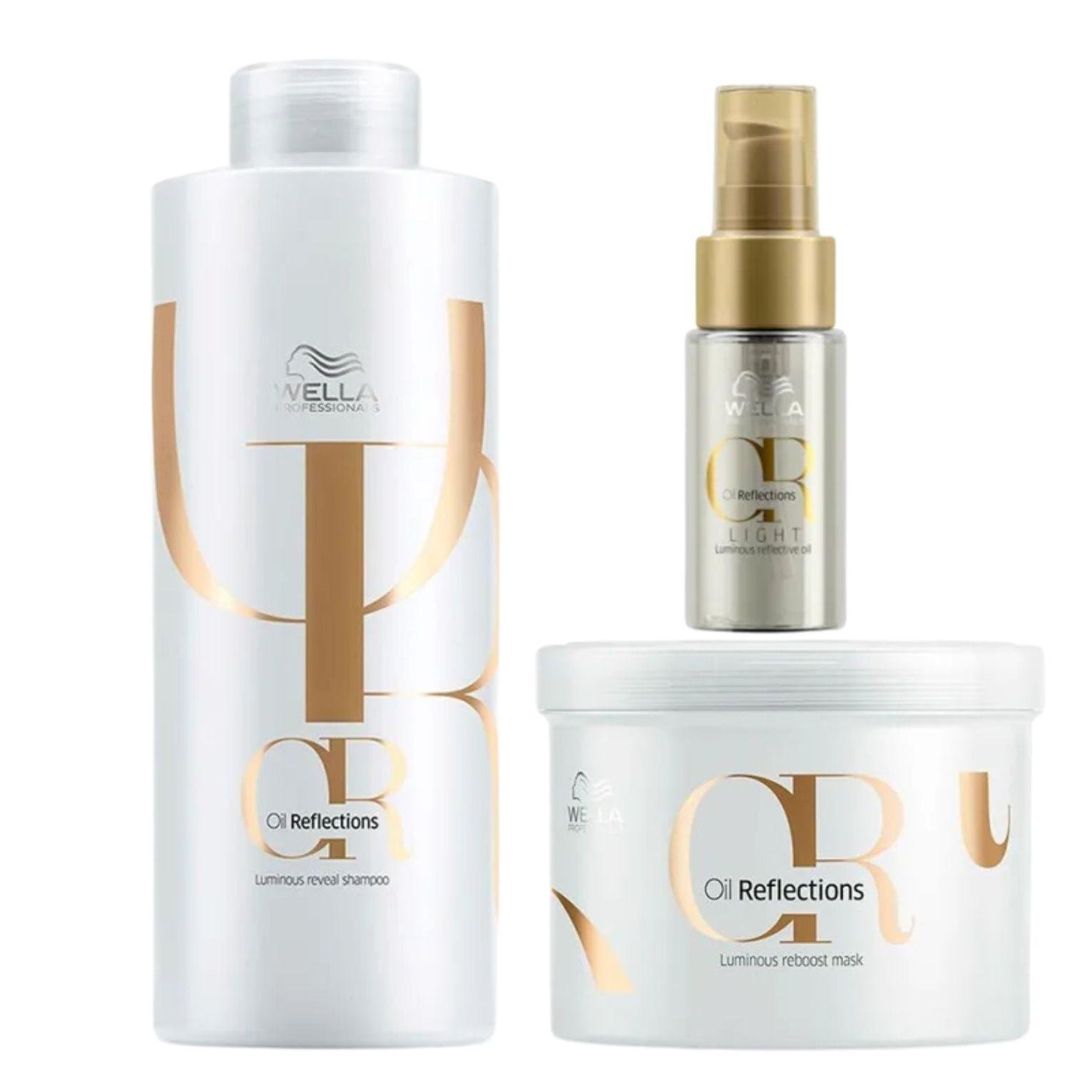 Kit Wella Professionals Oil Reflections Salão (3 Produtos) ÚNICO 1