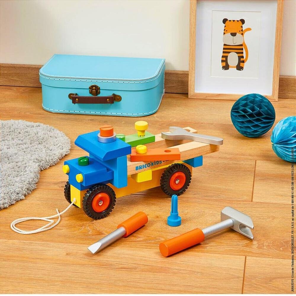 Caminhão de Ferramentas 16 Peças Brico Kids - Brinquedo Janod ÚNICO 2
