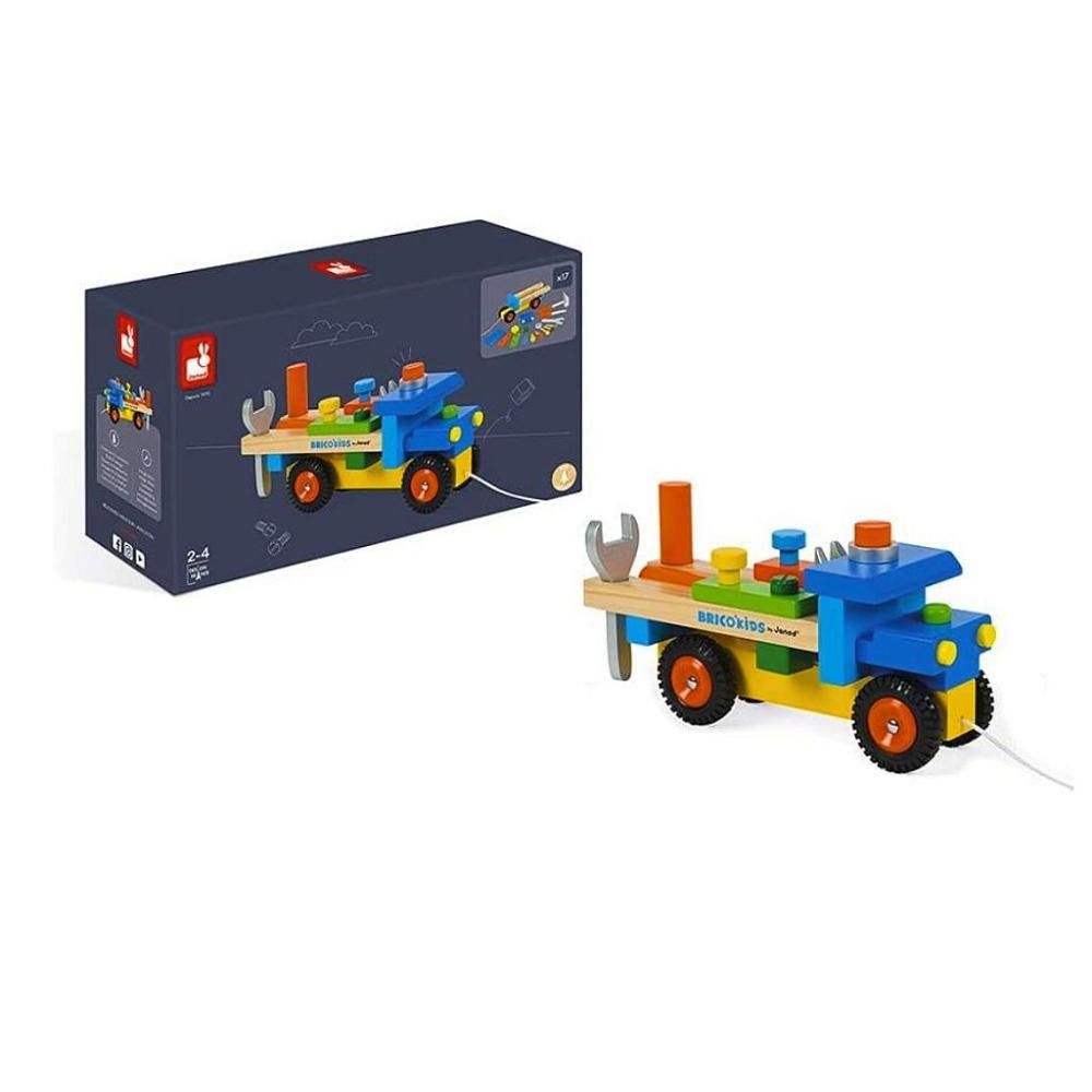 Caminhão de Ferramentas 16 Peças Brico Kids - Brinquedo Janod ÚNICO 3