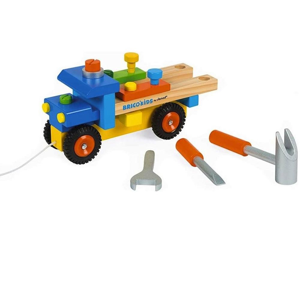 Caminhão de Ferramentas 16 Peças Brico Kids - Brinquedo Janod ÚNICO 5