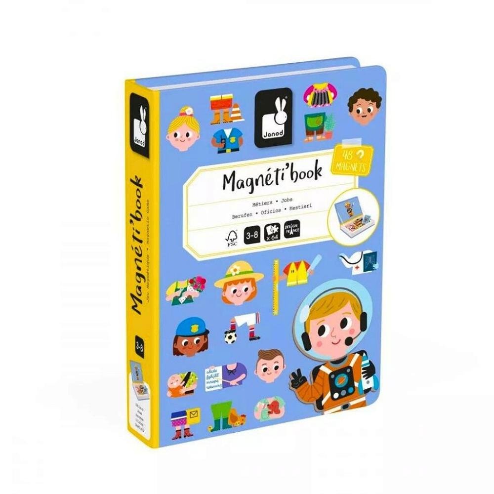 Livro Magnético Profissões - Janod ÚNICO 6