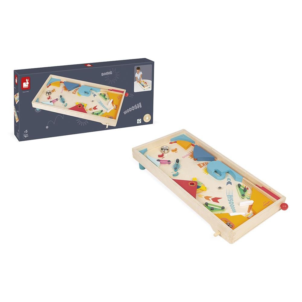 Super Pinball - Brinquedo Educativo Madeira Janod ÚNICO 8