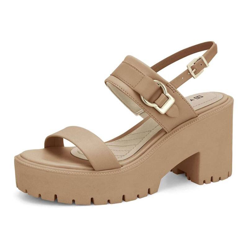 Sandália Ramarim Plataforma - Feminina - Nude Bege 2