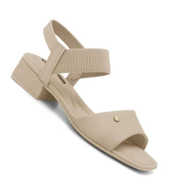 Sandália Comfortflex Casual - Feminina - Bege Bege 3