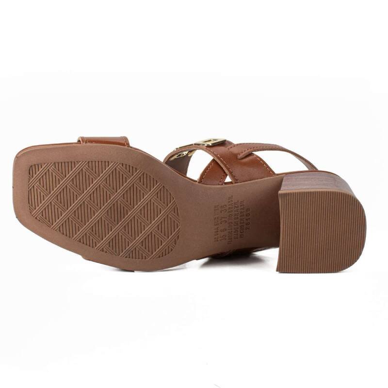 Sandália Dakota Salto Bloco - Feminina - Caramelo Marrom 9