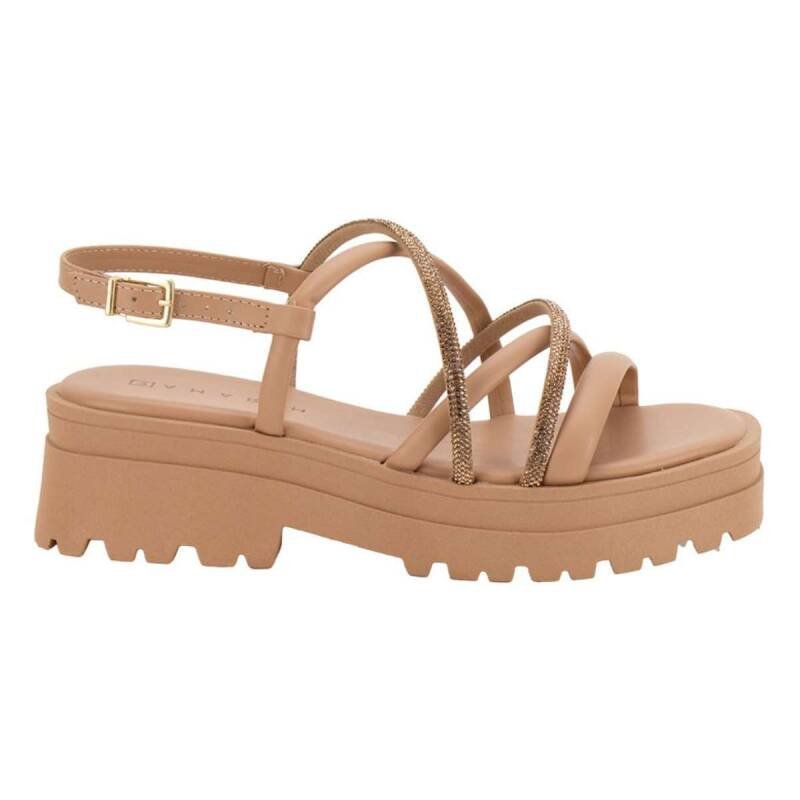 Sandália Ramarim Plataforma - Feminina Nude 2