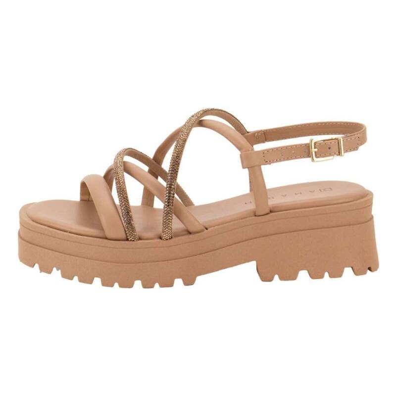Sandália Ramarim Plataforma - Feminina Nude 3