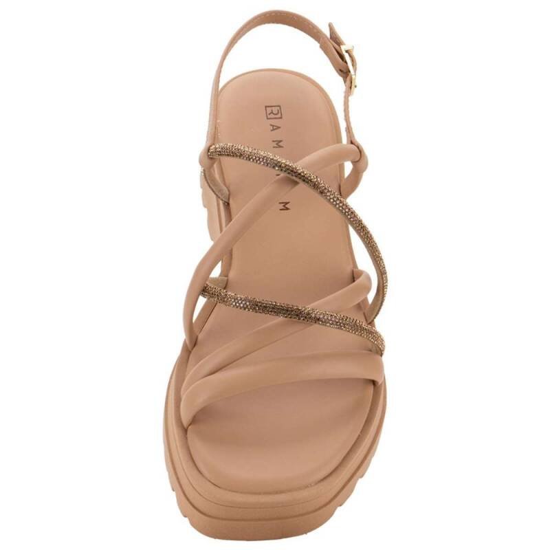 Sandália Ramarim Plataforma - Feminina Nude 4