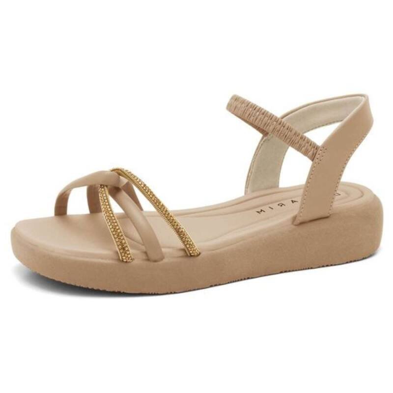 Sandália Ramarim Flat - Feminina Nude 2