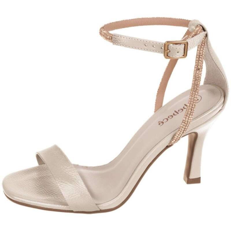 Sandália Bebecê Salto Fino Verniz - Feminina - Aveia Aveia 2