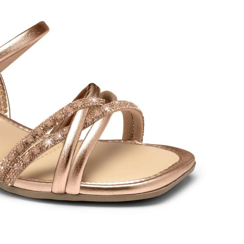 Sandália Pink Cats Salto Bloco - Infantil - Roserose Rose 3