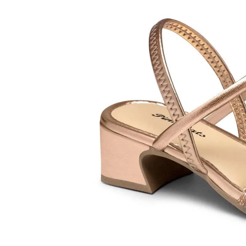 Sandália Pink Cats Salto Bloco - Infantil - Roserose Rose 4