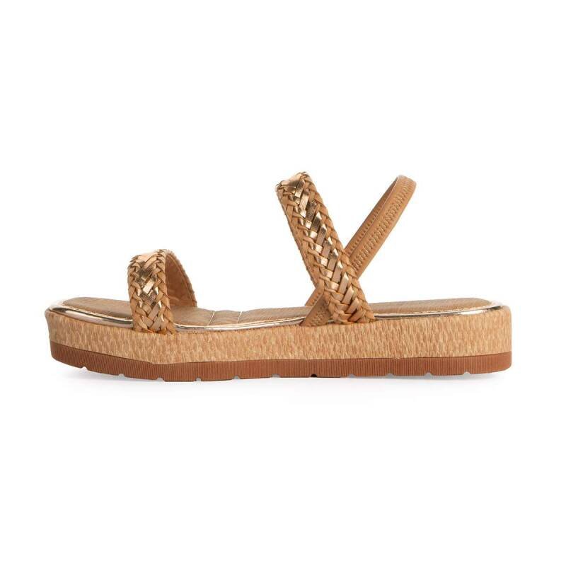 Sandália Mississipi Flatform - Feminina - Melouro rosamel Marrom 3