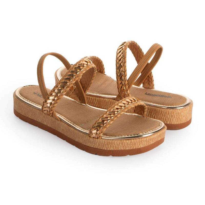 Sandália Mississipi Flatform - Feminina - Melouro rosamel Marrom 5