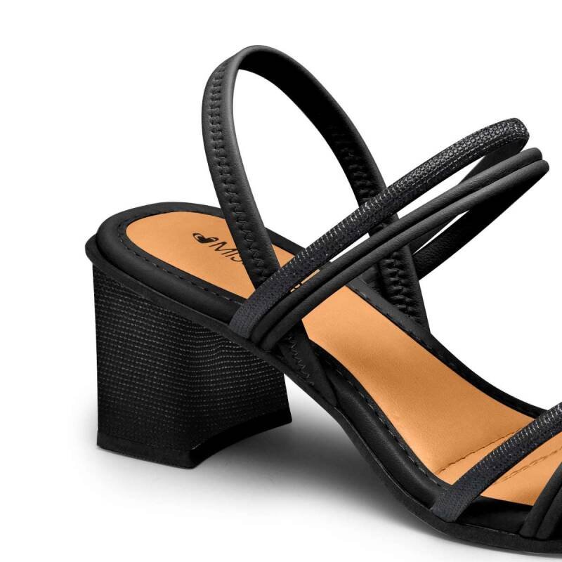 Sandália Mississipi Salto Bloco - Feminina Preto 4