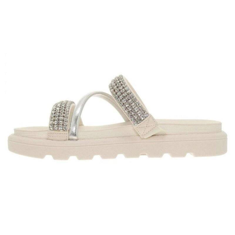 Sandália Vizzano Papete Strass - Feminina - Branco off Branco 3