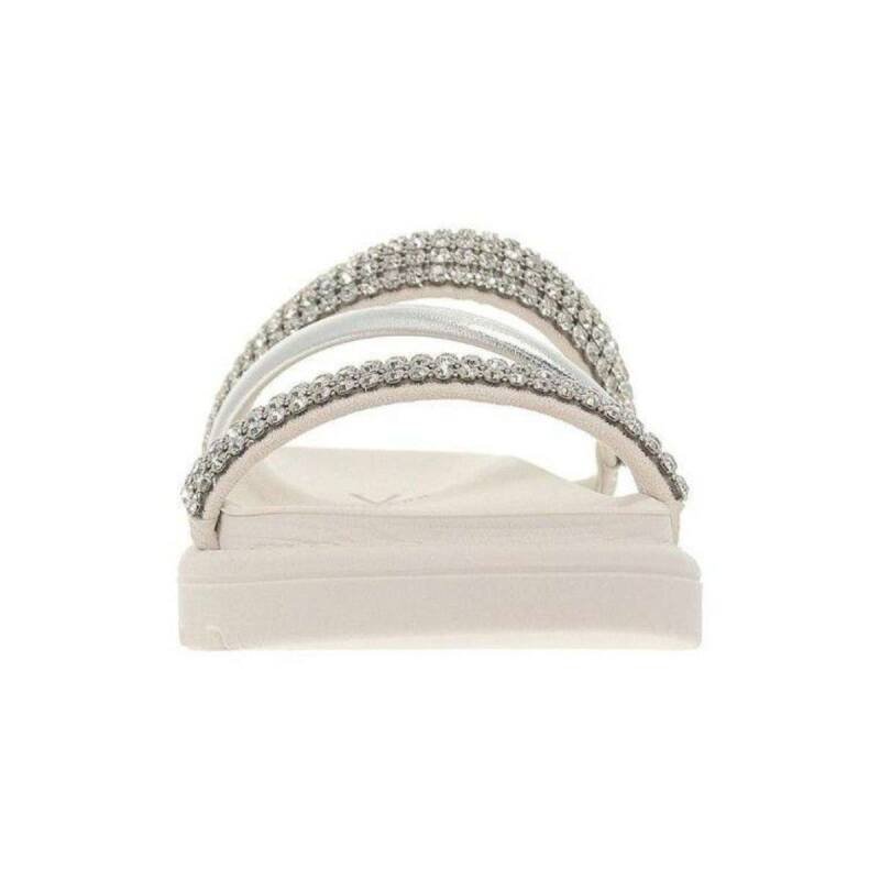 Sandália Vizzano Papete Strass - Feminina - Branco off Branco 4