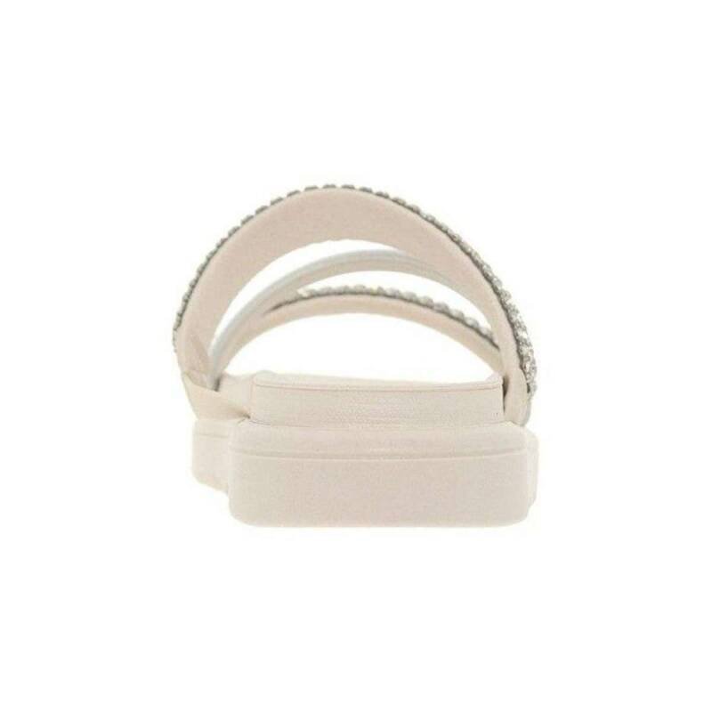 Sandália Vizzano Papete Strass - Feminina - Branco off Branco 5