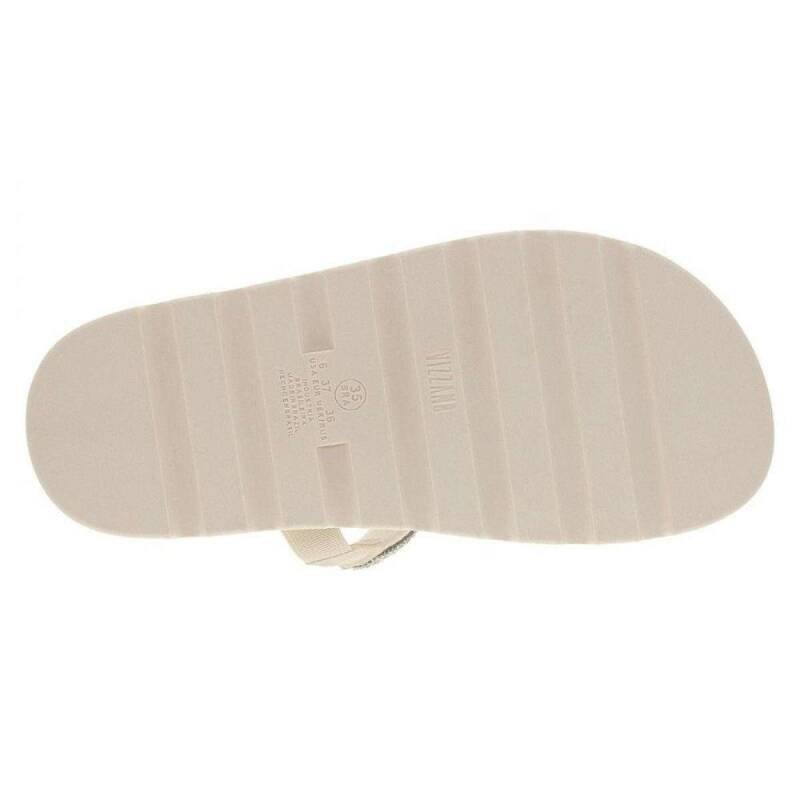 Sandália Vizzano Papete Strass - Feminina - Branco off Branco 7