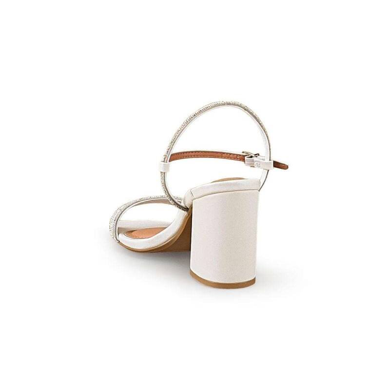 Sandália Vizzano Salto Bloco - Feminino - Branco offbcocris Branco 4