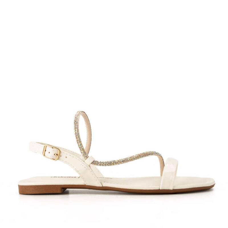 Sandália Dakota Rasteira - Feminina Branco 2