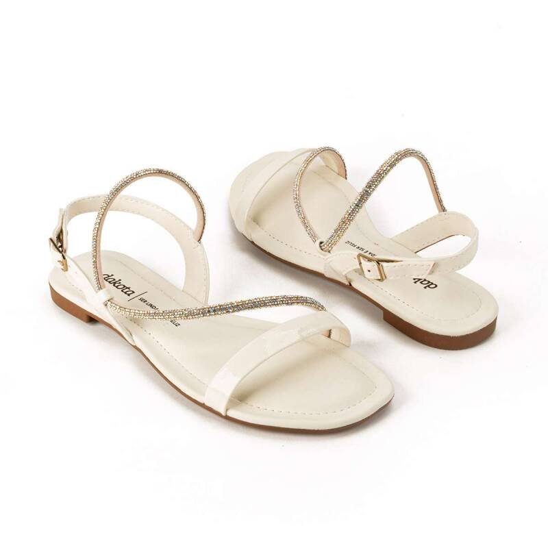 Sandália Dakota Rasteira - Feminina Branco 5