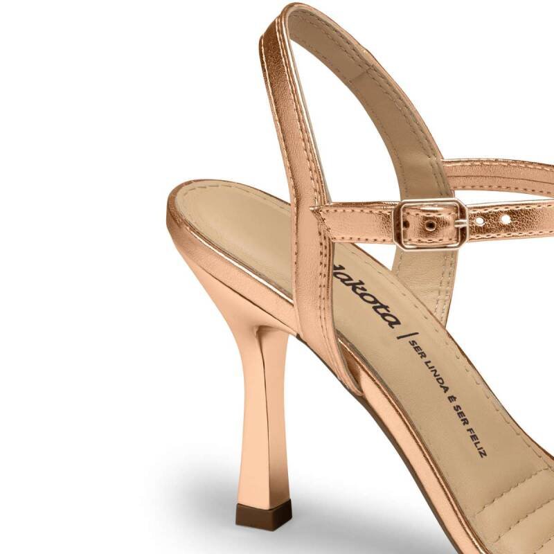 Sandália Dakota Salto Alto - Feminina Rosa 4