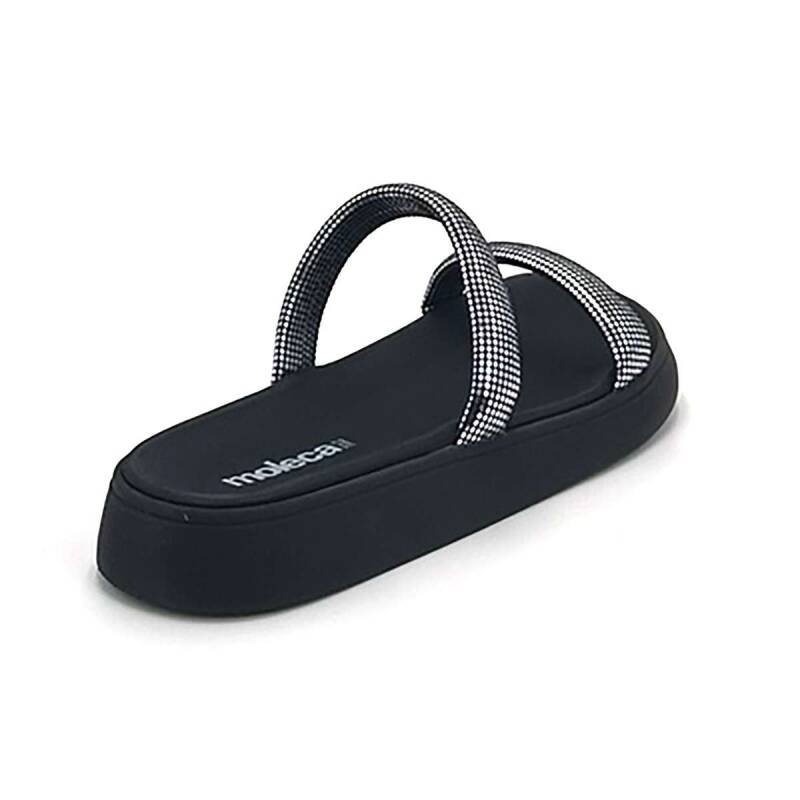 Sandália Moleca Papete - Feminina Preto 3