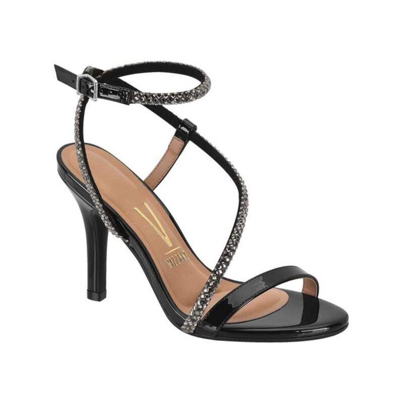 Sandália Vizzano Salto Alto Fino - Feminina Preto 1