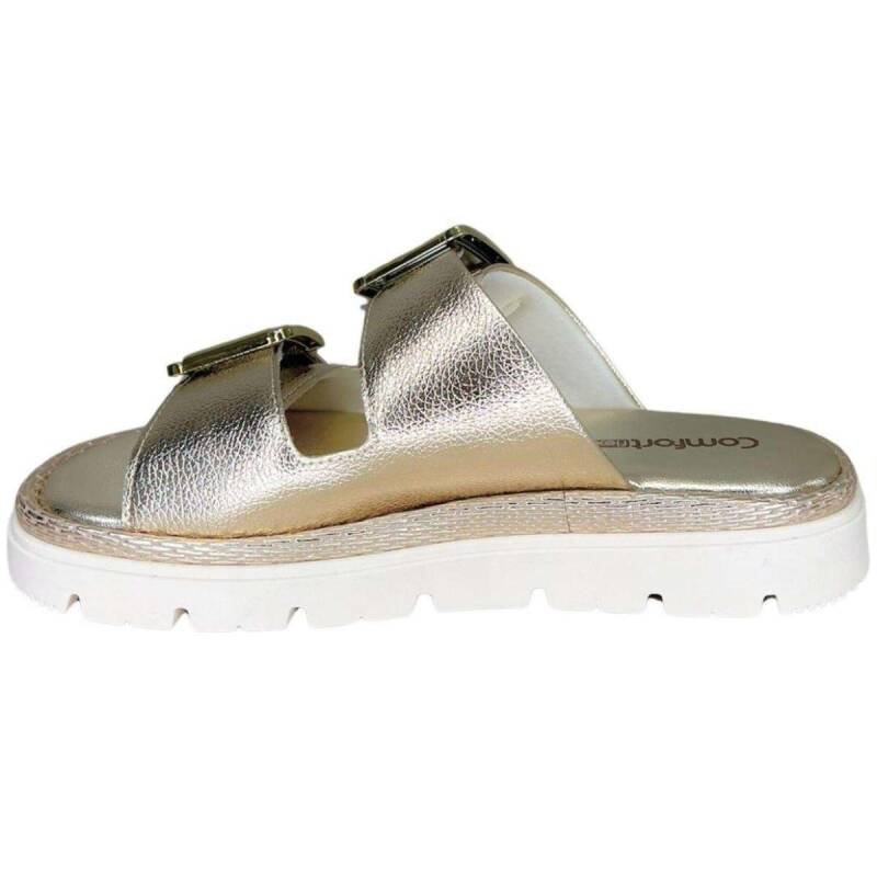 Tamanco Comfortflex Papete - Feminino - Ouro Ouro 3