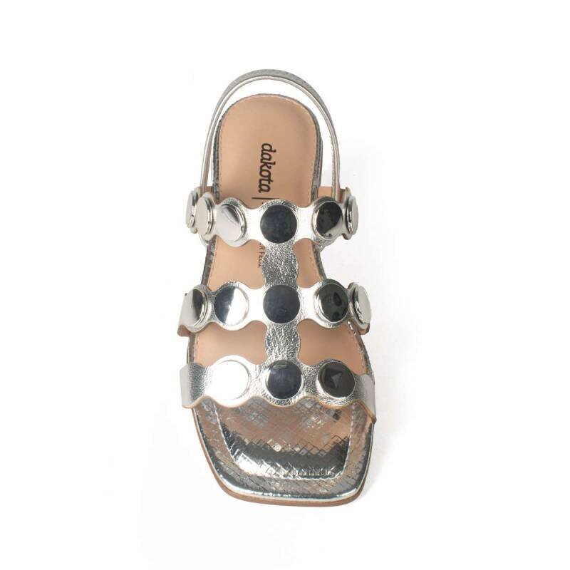 Sandália Dakota Rasteira - Feminina Prata 4