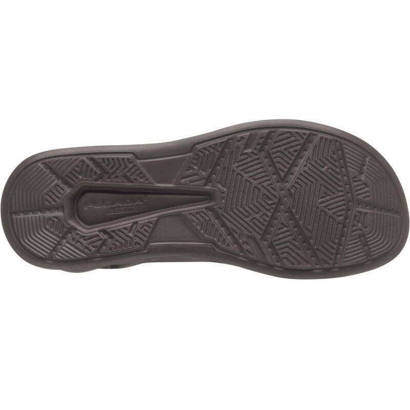Chinelo Pegada em Couro - Masculino - Marrom escuro Cravo 7