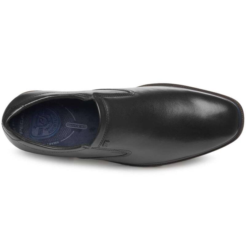 Sapato Pegada Social em Couro - Masculino Preto 4