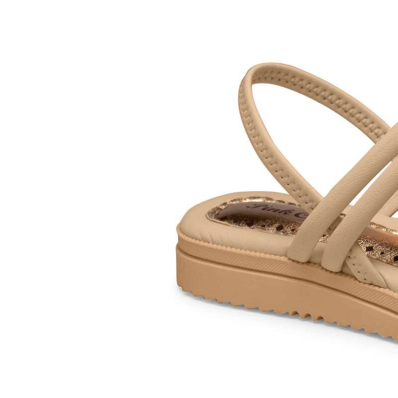 Sandália Pink Cats Flatform - Infantil - Granolarose Granola/Rose 3
