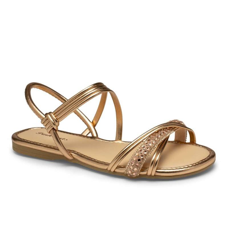 Sandália Pink Cats Rasteira - Infantil - Roserose