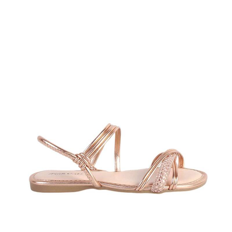 Sandália Pink Cats Rasteira - Infantil - Roserose Rosa 2