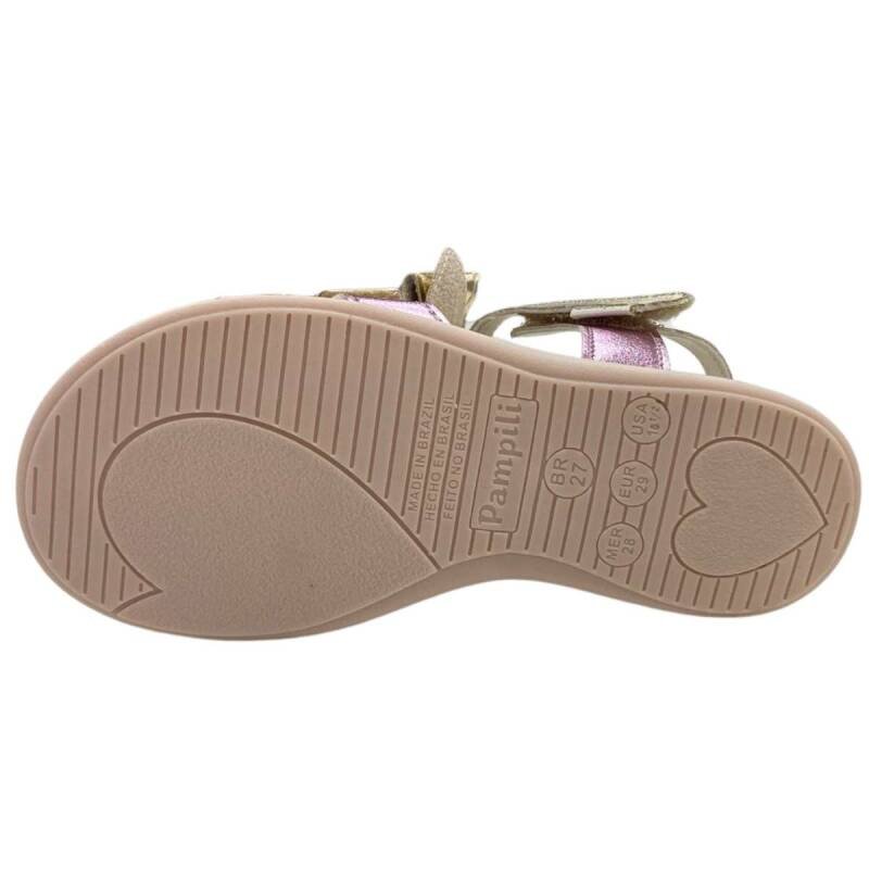 Sandália Pampili Lili Laço Removível - Infantil Menina - Multicores 4