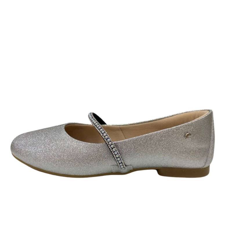 Sapatilha Pampili Fivela - Infantil Feminina - Prata Prata 3