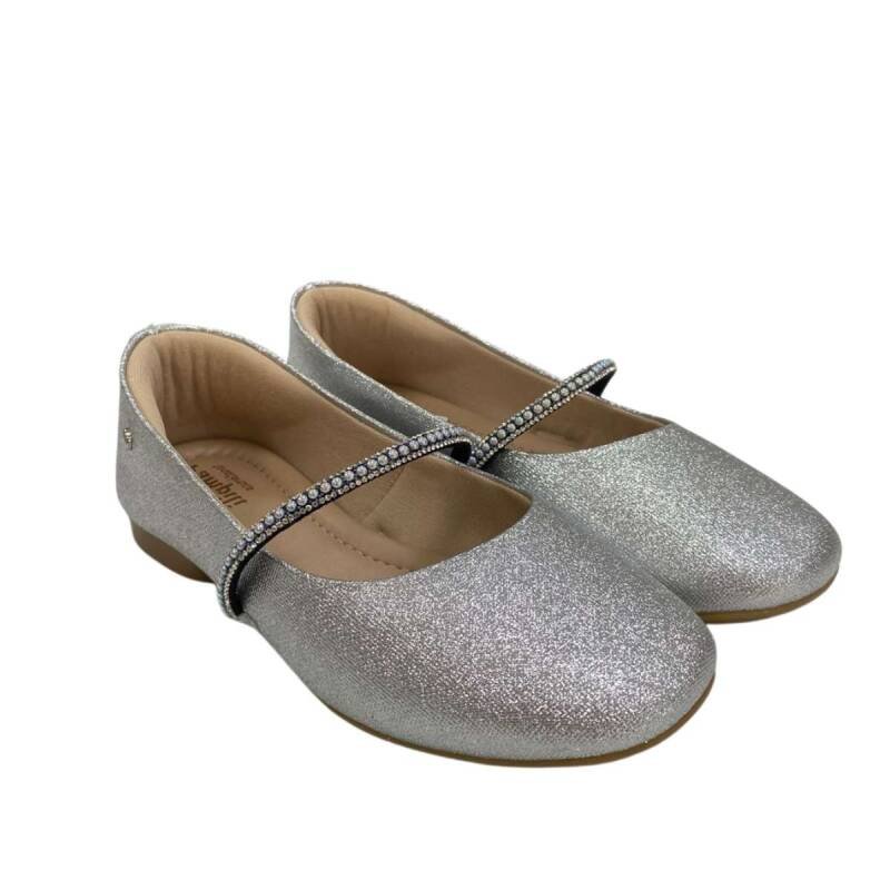Sapatilha Pampili Fivela - Infantil Feminina - Prata Prata 4