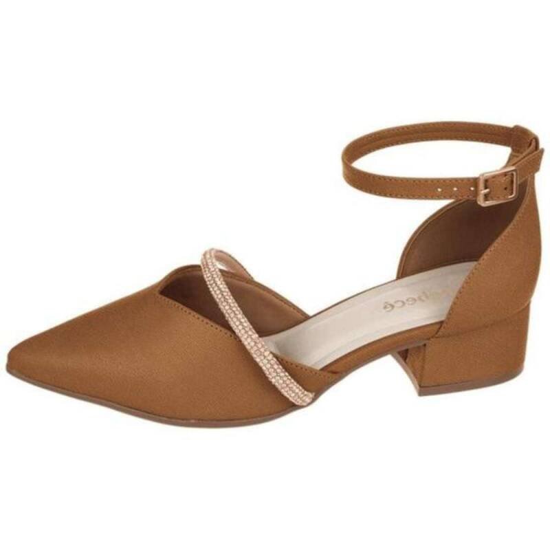 Sapato Bebecê Slingback - Feminino Marrom 2