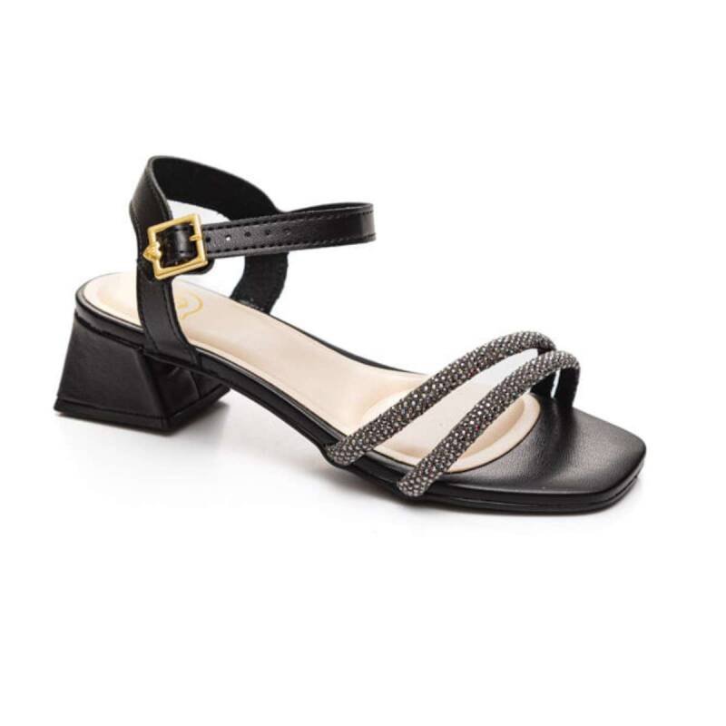 Sandália Molekinha Salto Baixo - Infantil Preto 2