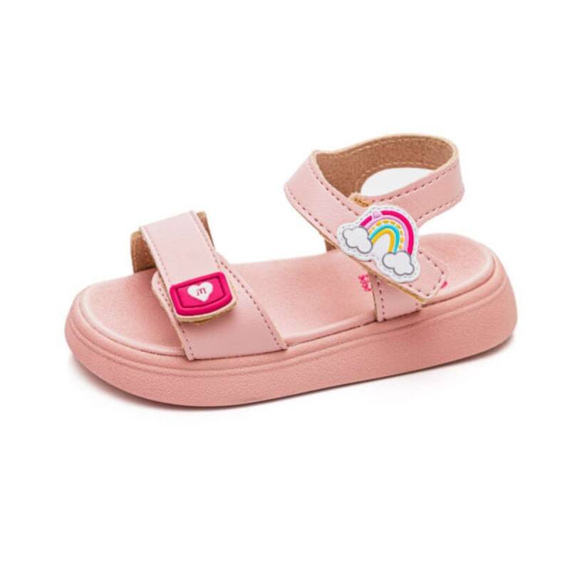Sandália Molekinha Casual - Infantil - Rosa Rosa 3