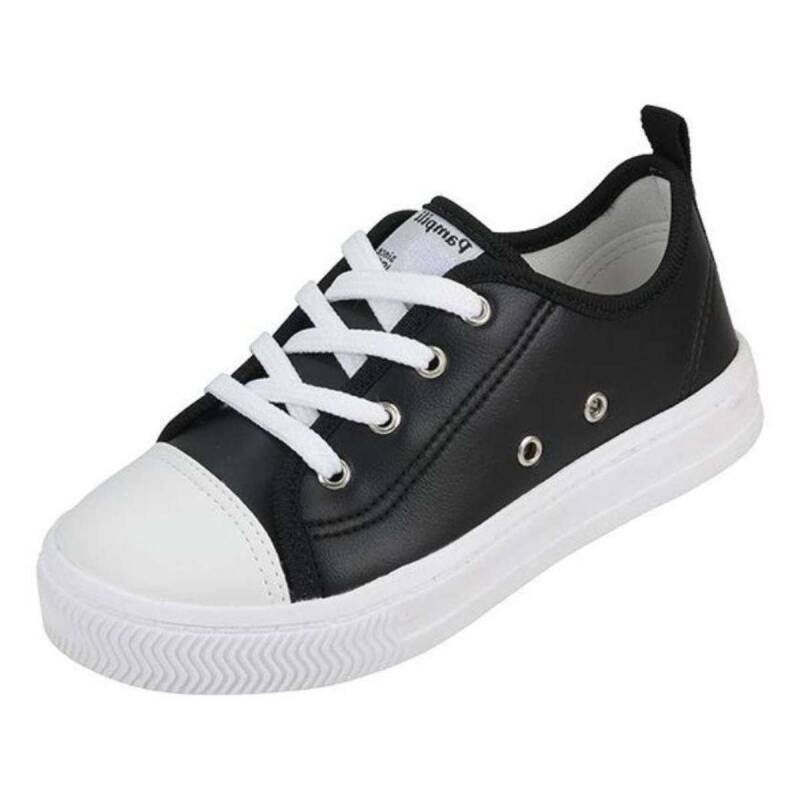 Tênis Pampili Casual Easy - Infantil Preto/Branco 2