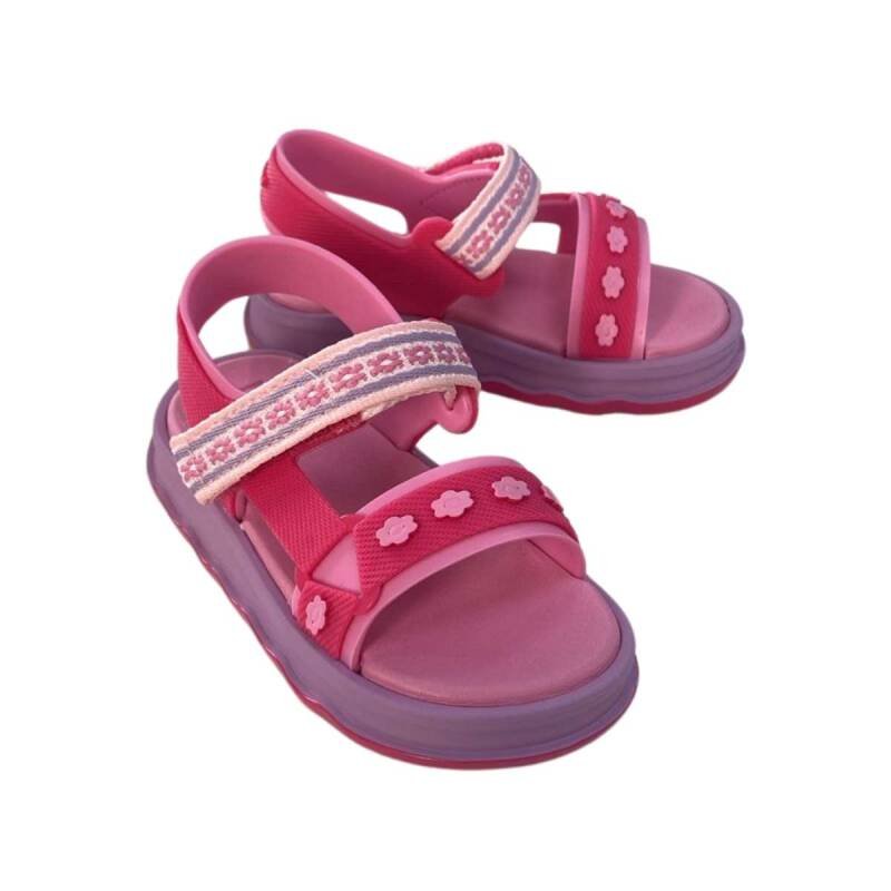 Sandália de Bebê Papete Grendene Zaxynina Fofurice - Infan Rosa 1