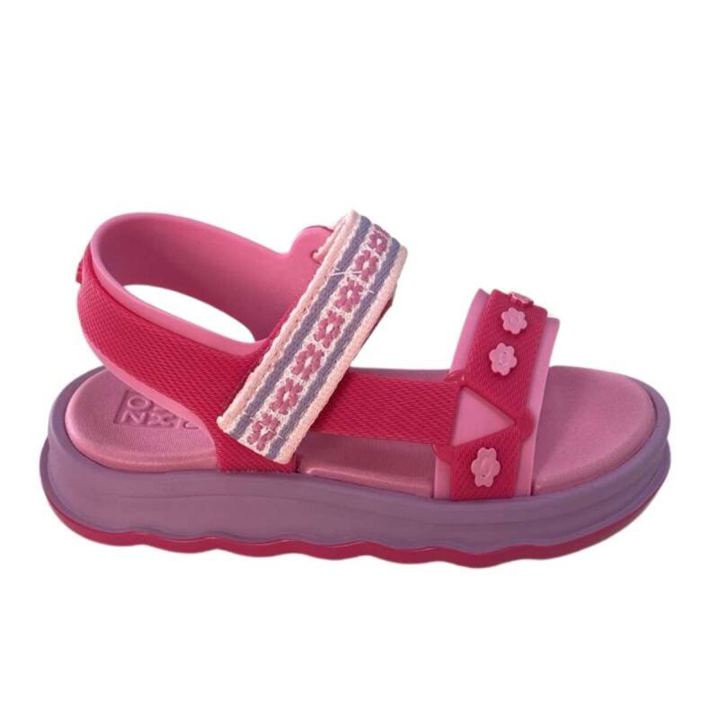 Sandália de Bebê Papete Grendene Zaxynina Fofurice - Infan Rosa 2