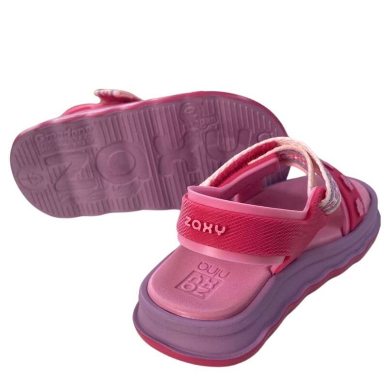 Sandália de Bebê Papete Grendene Zaxynina Fofurice - Infan Rosa 4