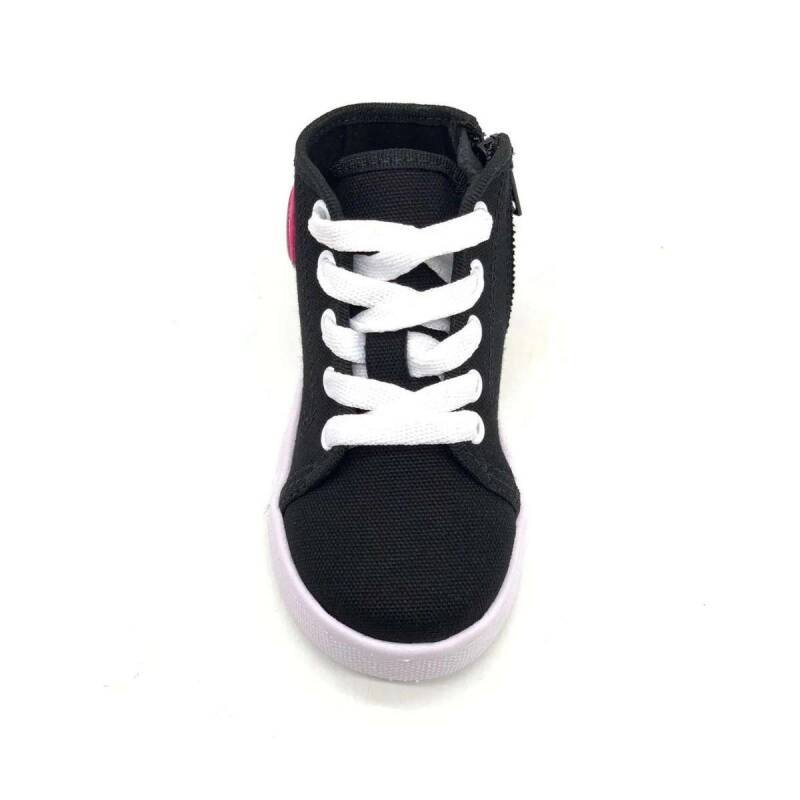 Tênis Molekinha Cano Médio Lona - Infantil - Preto Preto 3