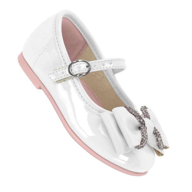 Sapatilha Molekinha Fivela - Infantil - Branco Branco 3